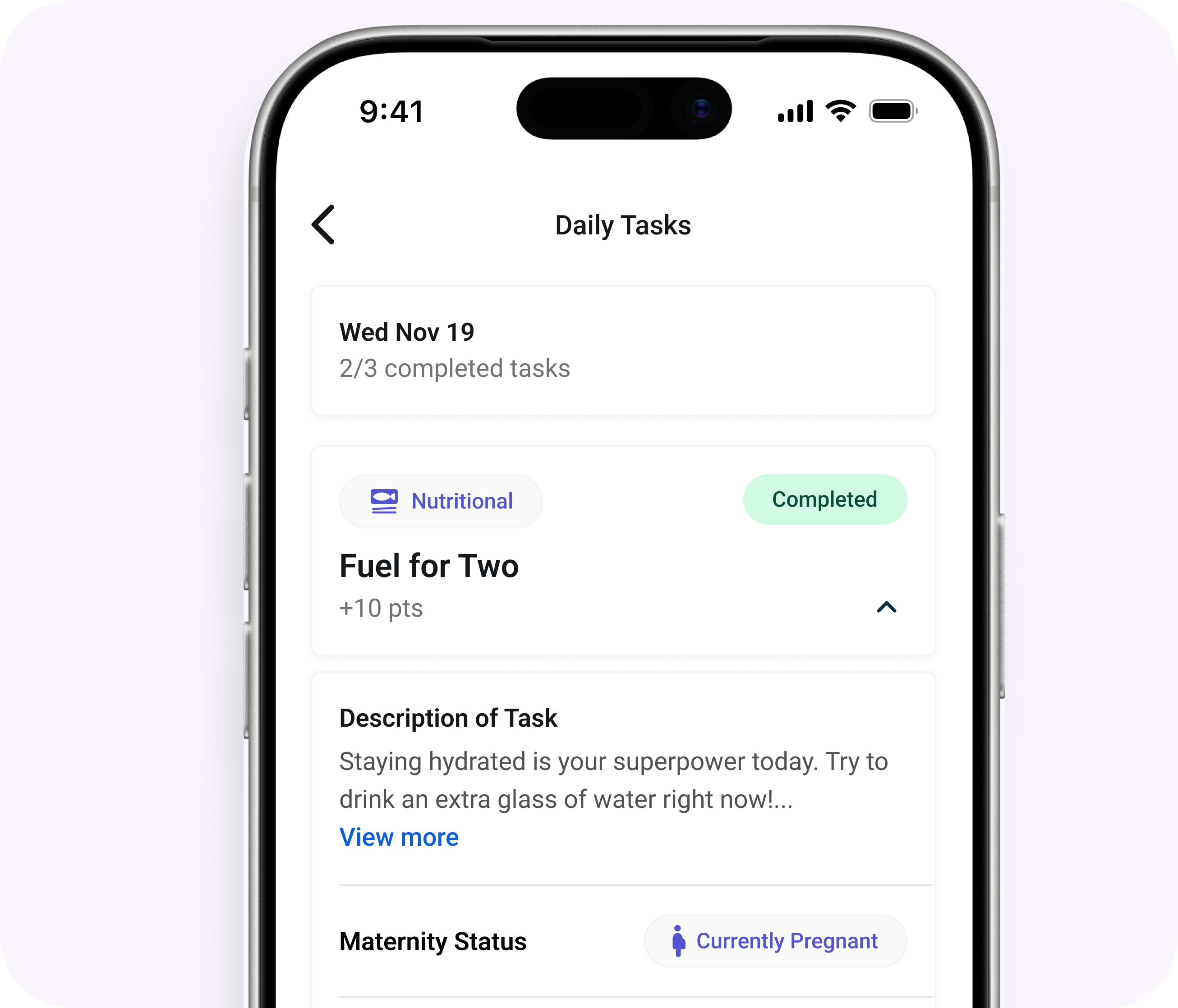 Move, track, connect, thrive
